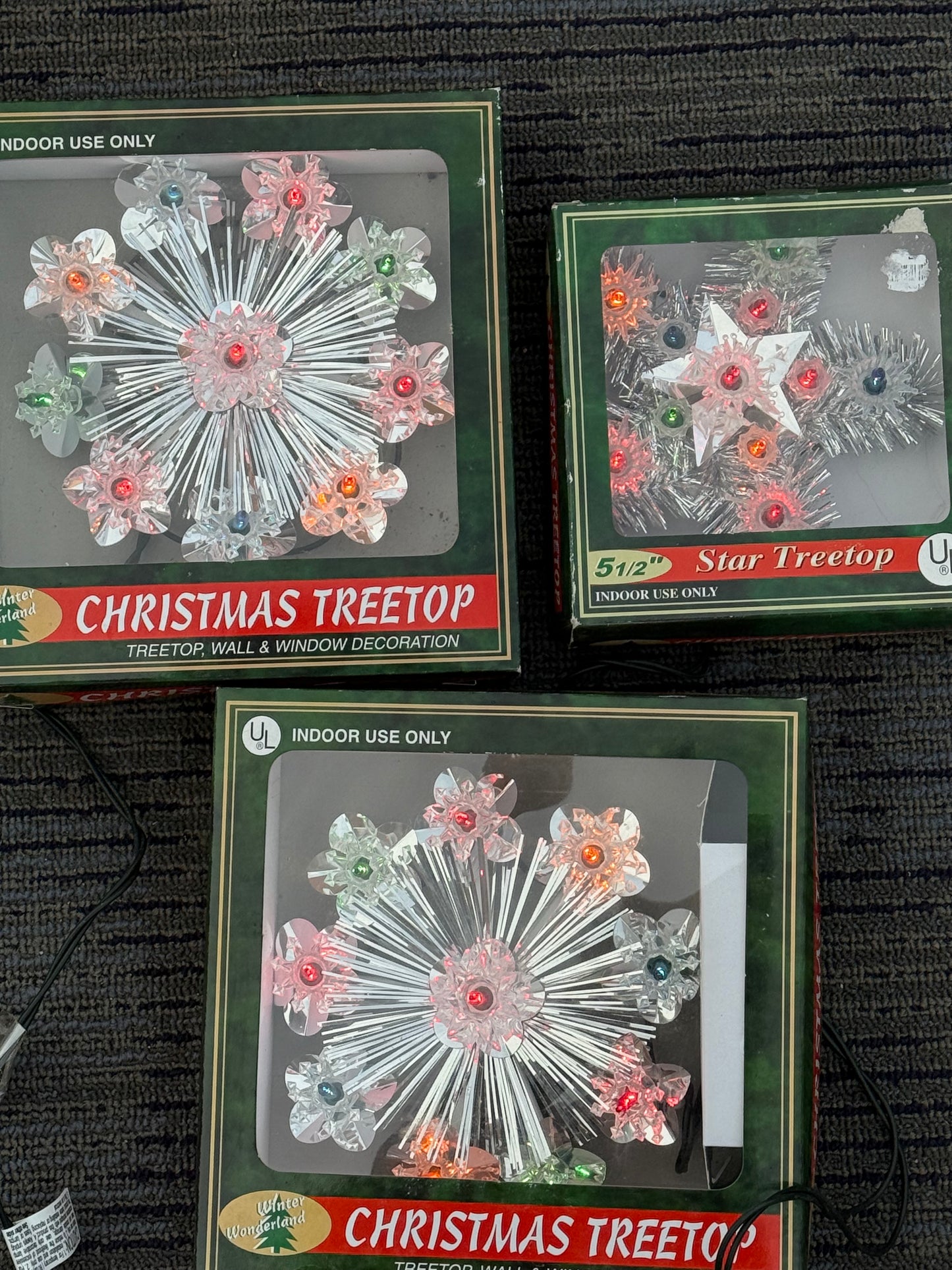 Vintage large Christmas tree topper