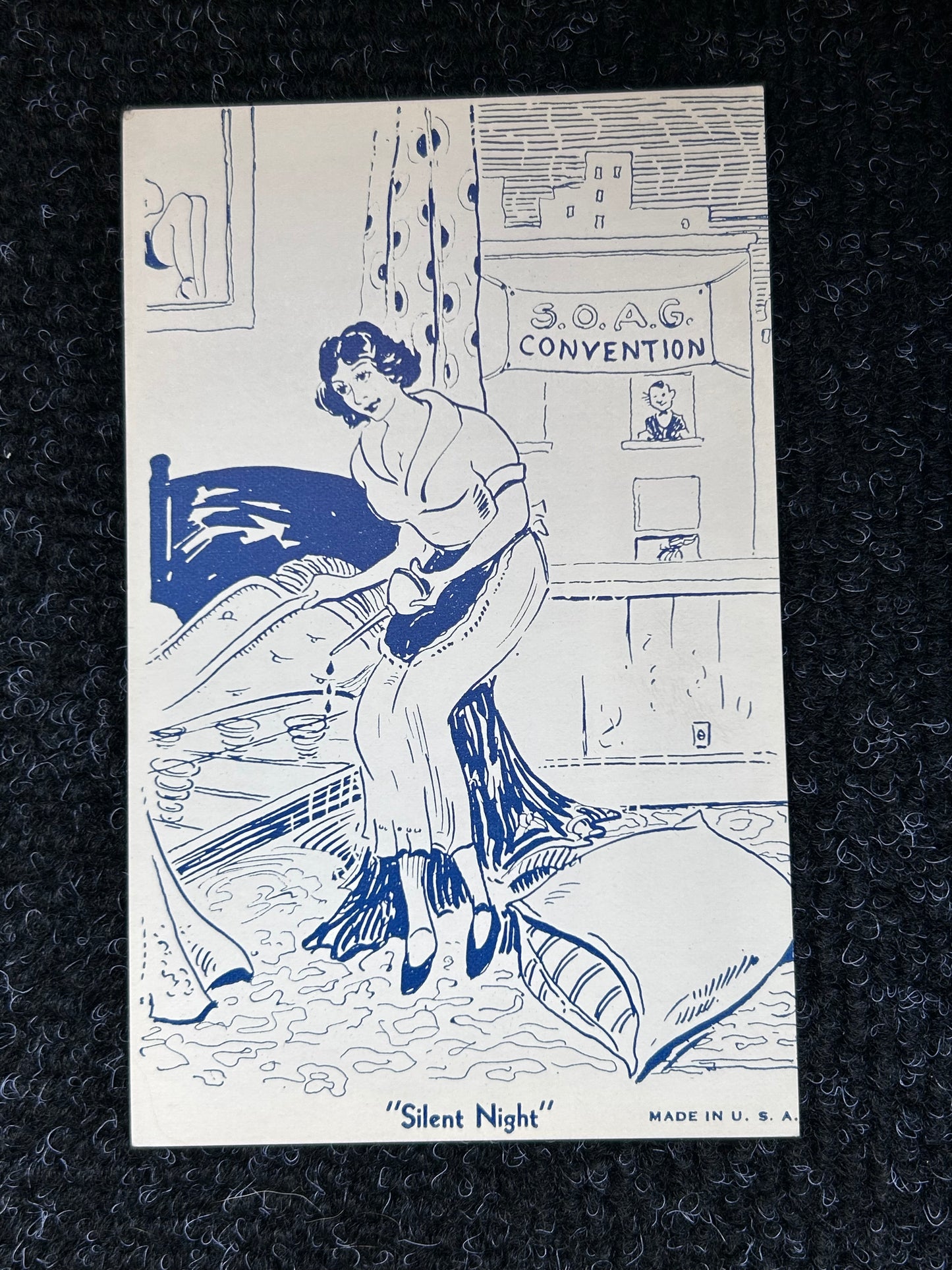 2 Exhibit Comic Co. 1940s Arcade humour postcards